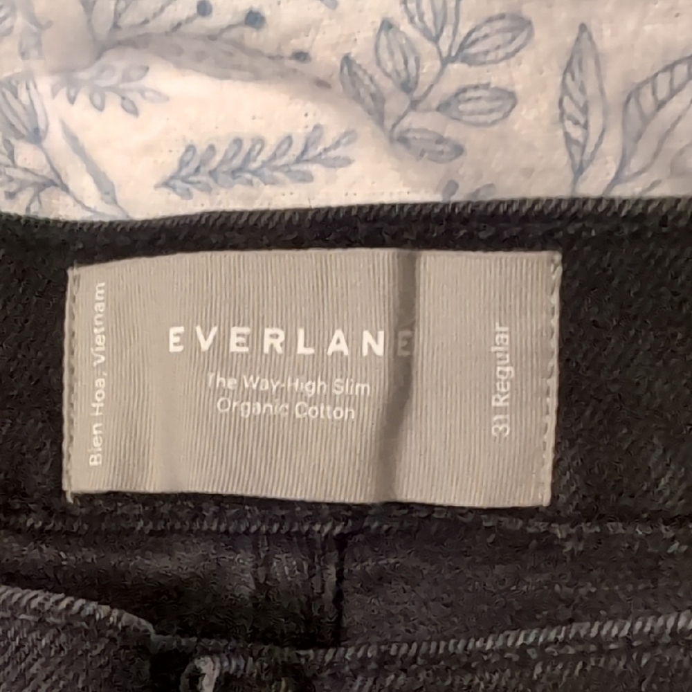 Everlane Way-high Slim Jeans In Coal